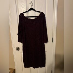 Torrid Lace Dress in Plum